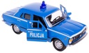 FIAT 125P MILITIA KOVOVÝ MODEL 1:34 WELLY PRL