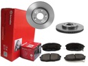 BREMBO PREDNÉ DISKY, DESTIČKY, HYUNDAI I30 KIA CEED