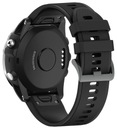 Čierny silikónový remienok Garmin FENIX 5S PLUS