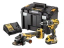 COMBO súprava DeWalt DCD796 DCG405 DCK208 2x5,0Ah