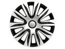 NARDO SILVER&BLACK HUBCAPS 14