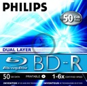 Philips BD-R DL 50GB x6 na tlač 5ks