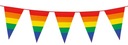 Girlandové vlajky trojuholníky LGBT RAINBOW 8 m 44720