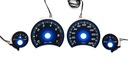 Jeep Cherokee KJ / Liberty Gauge Faces INDIGLO