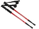 PALICE NA NORDIC WALKING 3-SEGMENTOVÉ TREKINGOVÉ PALICE RÚČKA Z PVC GUMY