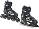 Rolki Łyżwy 2v1 Raven Spirit Black / Mint 37-40