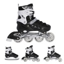 inline korčule 4v1 SET set ABEC-7 RUBBER 35-38 SOL