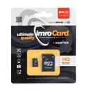 PAMÄŤOVÁ KARTA MICROSD 64 GB S ADAPTÉROM TRIEDY 10