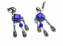 Long Clips Blue Cobalt Orient Jablonex