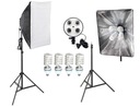 Trvalé svetlo lampa 4x85W softbox Make-up Make-up