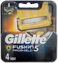 4 x GILLETTE FUSION PROSHIELD Rezačky Náplne ORIG.