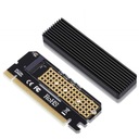 Adaptér M.2 NVMe M Key SSD na PCI-e x16 + chladič