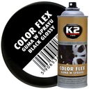 K2 Color Flex GUMOVÝ SPREJ LESK ČIERNY NÁTER