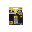 2 x nabíjateľná solárna lampa AAA R3 Raver 400 mAh