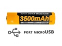 BATÉRIA FENIX 18650 3500mAh ARB-L18U USB