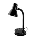 Stolná lampa, nočný stolík L1-BLACK + 10W LED BURN