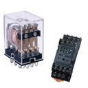 Relé MY4N 4P 230V AC/5A+BASIC COIL 12V DC