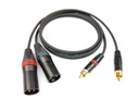 KORDIÁLNY KÁBEL 2x XLR MALE RCA NEUTRIK 3 m