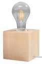 Drevená stolná lampa ARIZ E-27 LED