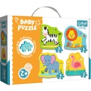 PUZZLE BABY CLASSIC ZVIERATKA NA SAFARI 24M+ KOČKY