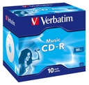 Verbatim CD-R Audio CD-R Audio 80 minút 10P JC