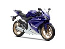 Nálepky Yamaha YZF R125 dyha 2012 MODRO-BIELA