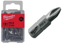 MILWAUKEE Bit Tip Ph3x25mm 25ks Bal