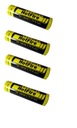 4x nabíjateľná 18650 4800 mAh 3,7V LI-ION batéria