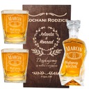 whisky set s gravírovaním, karafa, 2 poháre, krabička