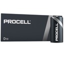 DURACELL PROCELL D LR20 R20 ALKALICKÉ BATÉRIE 10x