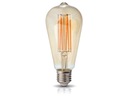 LED FILAMENT RETRO E27 7W ST64 EDISON ŽIAR