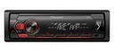 MP3 autorádio Pioneer MVH-S120UB červené