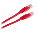 KÁBEL UTP RJ45 kat.6e 3m ČERVENÝ kábel 54643