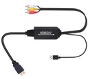 HDMI na AV CINCH CVBS EURO COMPOSITE CONVERTER