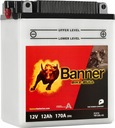 BATÉRIA NA MOTOCYKL 512 13 BANNER BIKE BULL 12V 12AH 170A YB12AL-A2