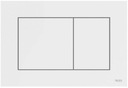 TECE NOW plytká klapka, MATNÁ BIELA, NOVÝ rám WC
