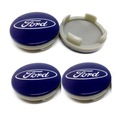 FORD Modré kryty 54MM SET ALU ČIAPKY