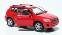 WELLY MODEL TOYOTA RAV 4 RED 1:34