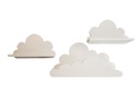 Polička Cloud, sada 3 ks oblakov Venezja - Prestige, škandinávsky štýl