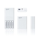 NABÍJAČKA PANASONIC POWERBANK BQ-CC87 s USB+AA 4 ks.