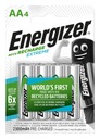 4 x ENERGIZER R6/AA NI-MH BATÉRIE 2300mAh