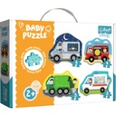 PUZZLE BABY KLASICKÉ VOZIDLÁ A SÚŤAŽE 24M+ KOCIEK