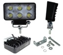 LED pracovná lampa 12-24V halogénová do traktora