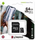 Micro SD pamäťová karta 64 GB class 10 KINGSTON