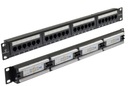 Patch panel UTP cat.5e 24 portov LSA 1U ALANTEC