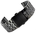 Náramok na hodinky BLACK STEEL 20mm PVD m7