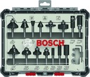 BOSCH Sada fréz 15 kusov 6 mm