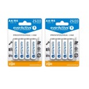 8x EVERACTIVE PRO AA R6 BATÉRIE 2600 mAh