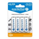 4x EVERACTIVE PRO AA R6 BATÉRIE 2600 mAh