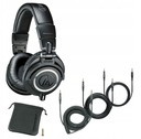 audio-technica ATH-M50X čierne slúchadlá 3x kábel